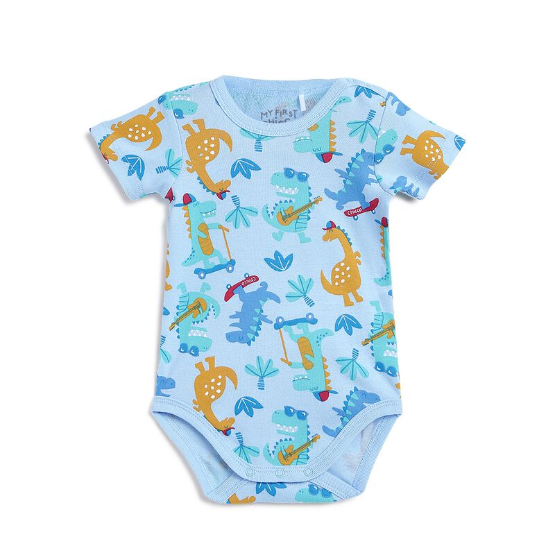 Infants Multicolor Printed Bodysuit (Pack Of 4) image number 7